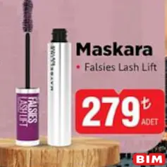 MAYBELLİNE FALSİES LASH LİFT MASKARA indirimli fiyat MAYBELLİNE FALSİES LASH LİFT MASKARA fiyat ve kampanya bilgisi